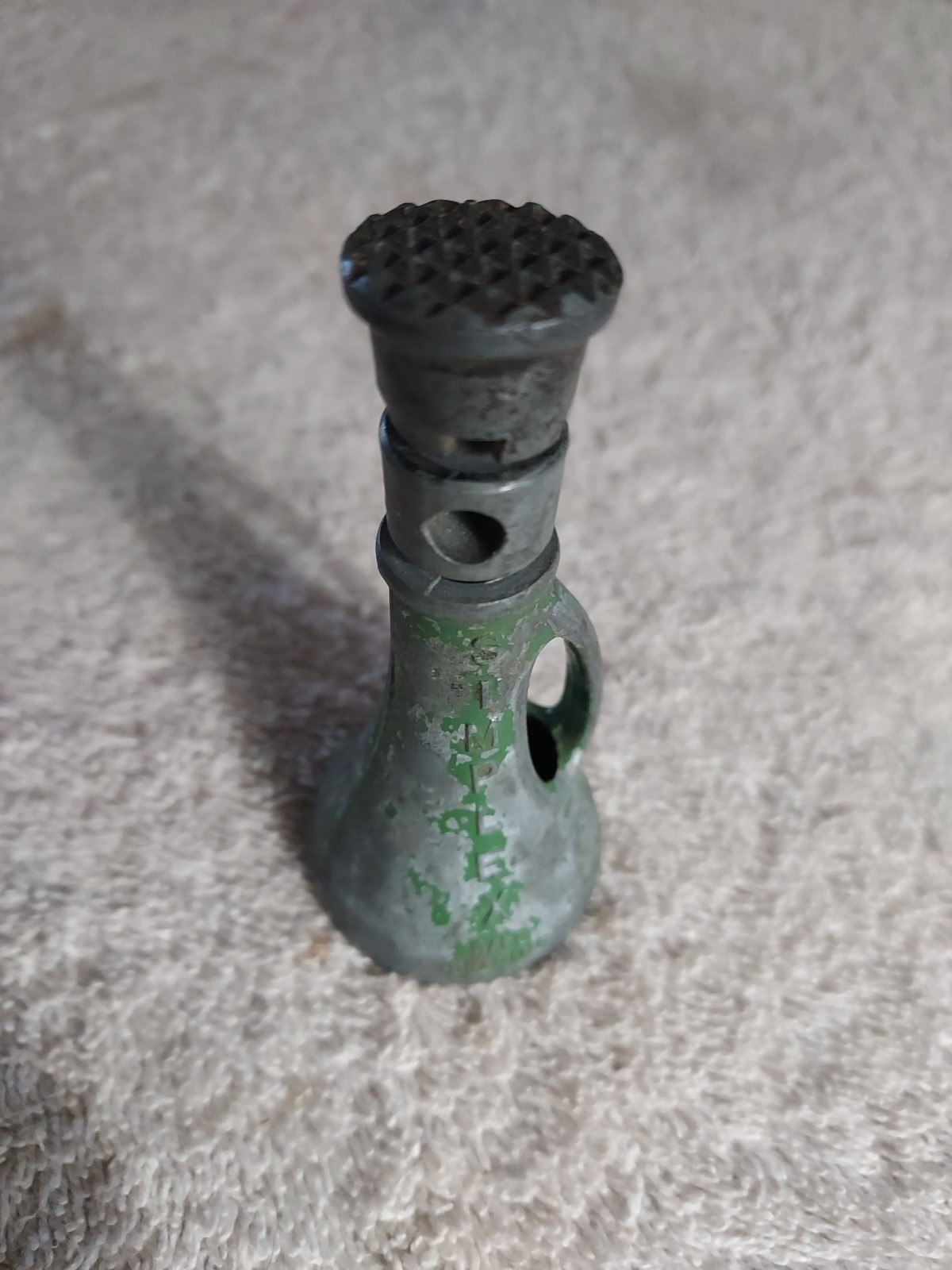 Simplex Ball Bearing 3″ tall miniature screw jack salesman sample collectible