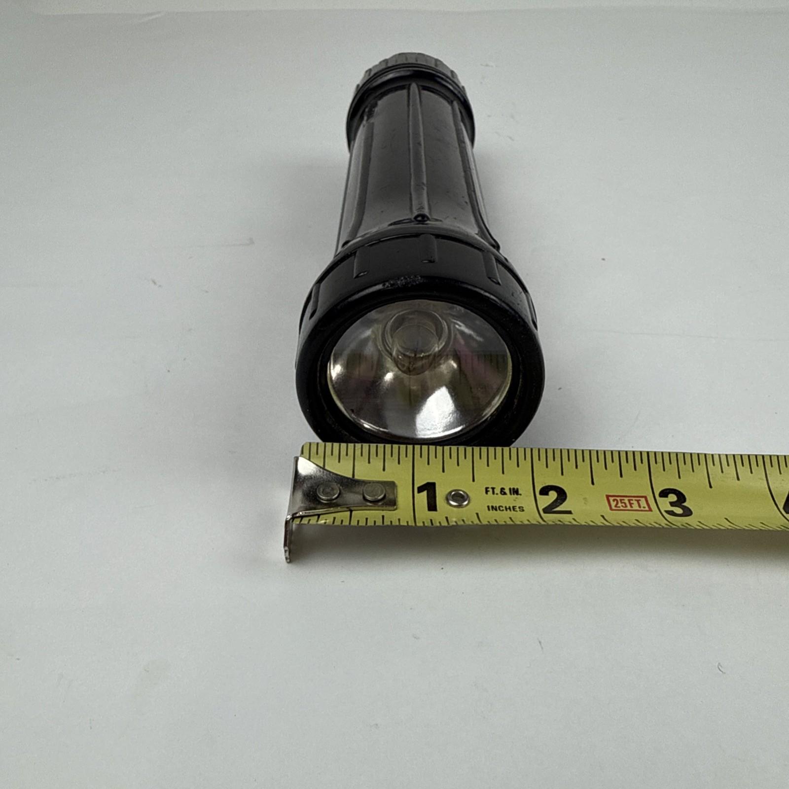 Kwik Light Vintage Flashlight USA Weather Resistant 2D Cells Leather Holster