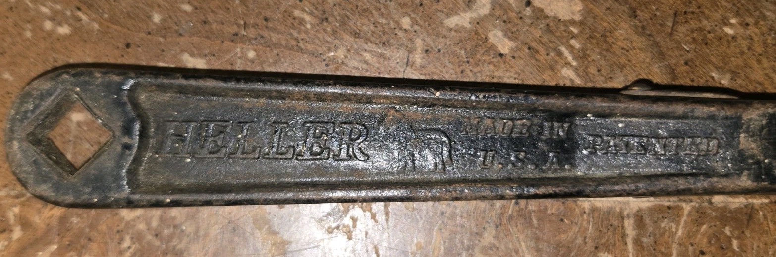 Vintage Heller 8″ inch Masterench Patented Made in USA