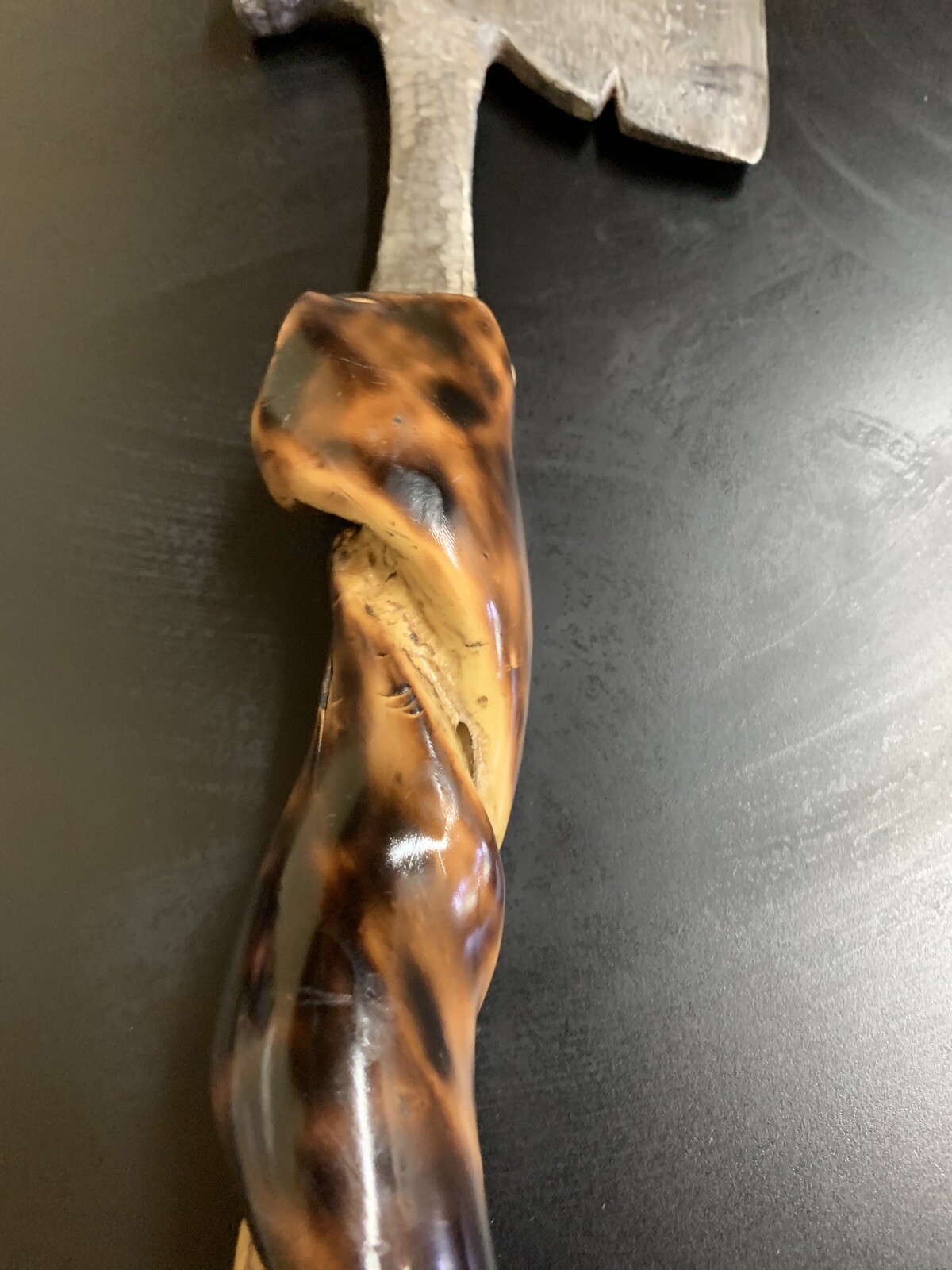 handmade handle hatchet 17 1/2” L X 6” W X 2″