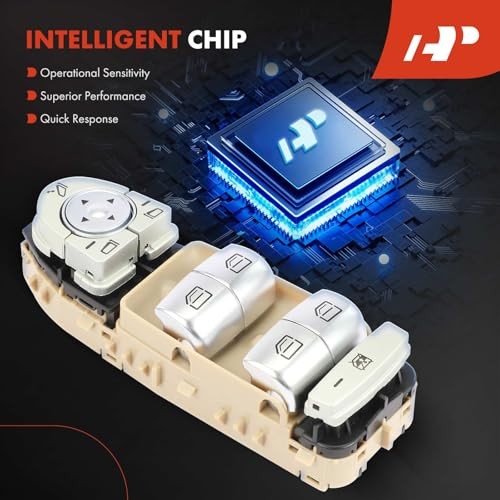 Master Power Window Switch Compatible with 2015-2018 Mercedes-Benz C300,