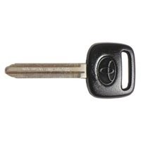 Black LOCK Blank Key Automotive Replacement 2.5 x 2.4 x 0.62 inches