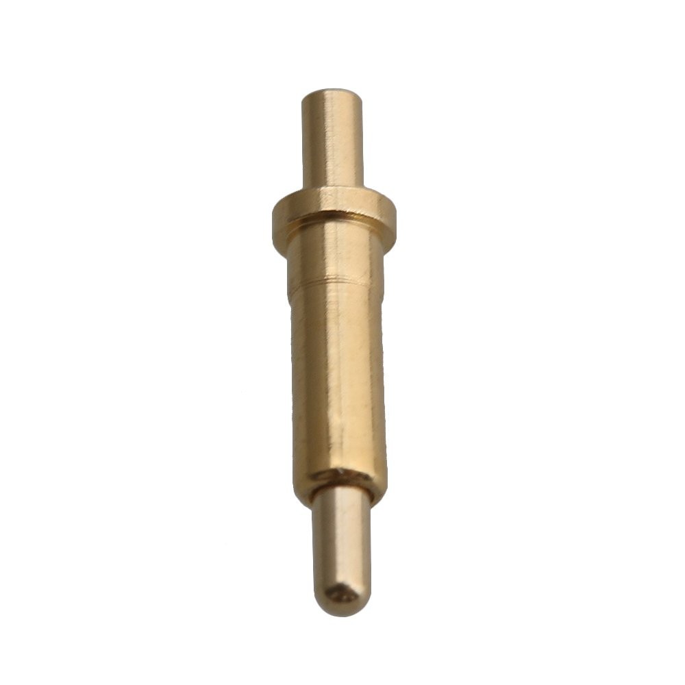 100-Piece Gold Plated Spring Loaded Probe Thimble Pogo Pin 2mm Diameter