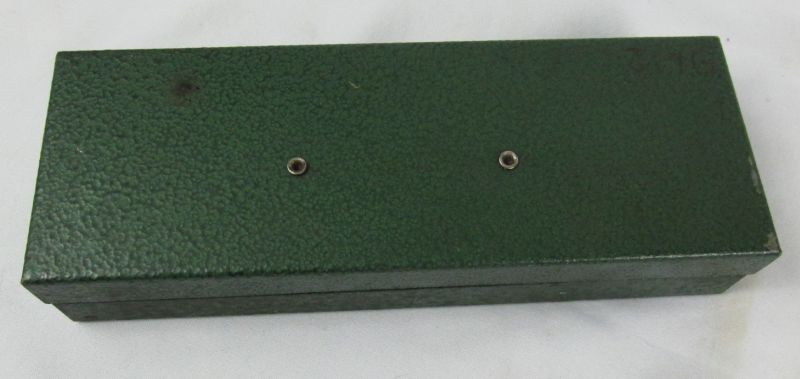 Vintage S-K Tools Metal Tool Green Socket Box 6.5″L x 2.25″ W x 1″ H.