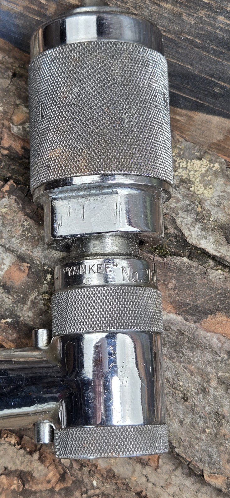 Vintage YANKEE Bit Brace Hand Drill NORTH BROTHERS No. 2100 – 12″ ORIGINAL DECAL