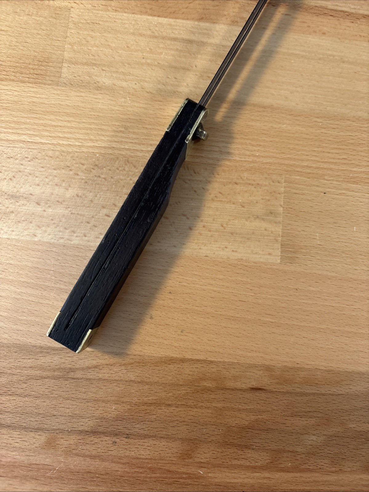 Antique 10” Rosewood & Brass Bevel Angle Finder Tool