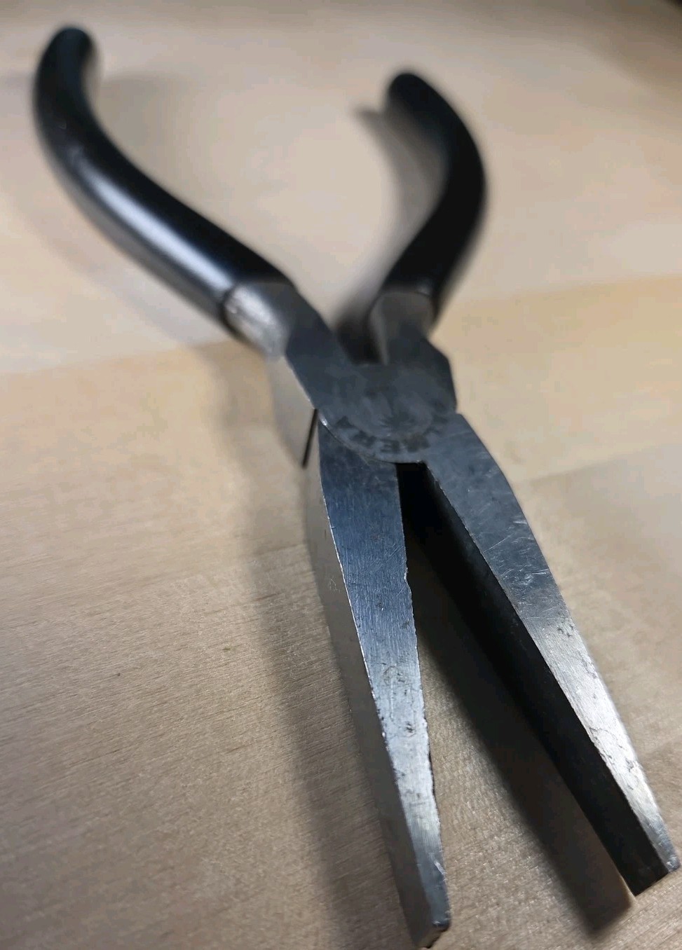 Vintage Flat Nose Pliers 6.5” Palmera Brand Drop Forged Steel Good Condition