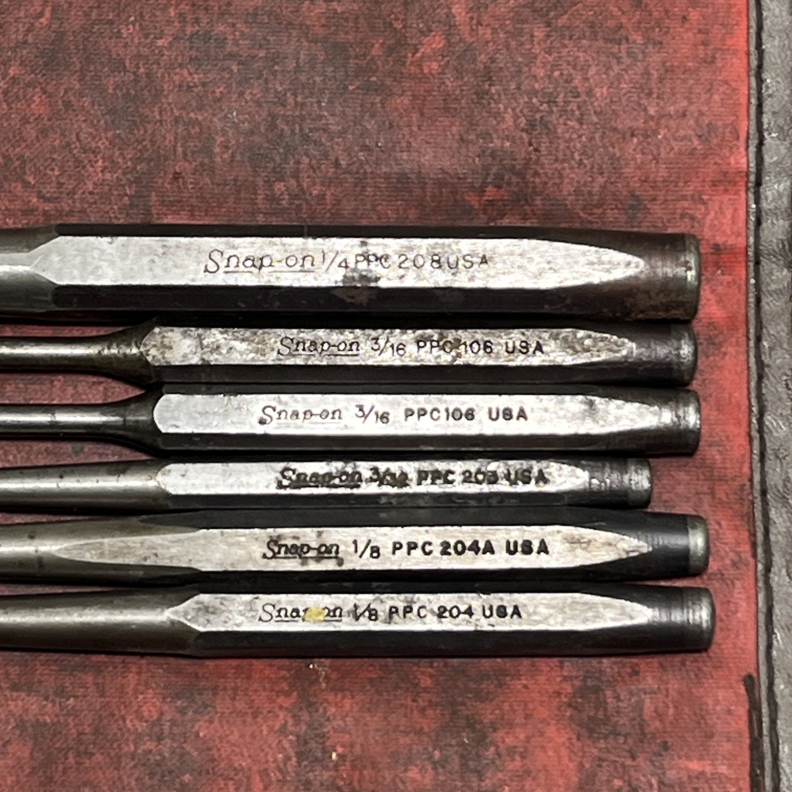 Vintage Snap-On C-64B Set of 6 – See Description For Exact Tool Model #’s