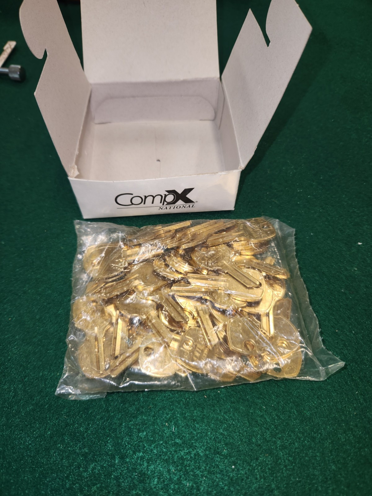 CompX C001A-C783A Cabinet or Desk Replacement National Key Blanks D8785 – 50pcs