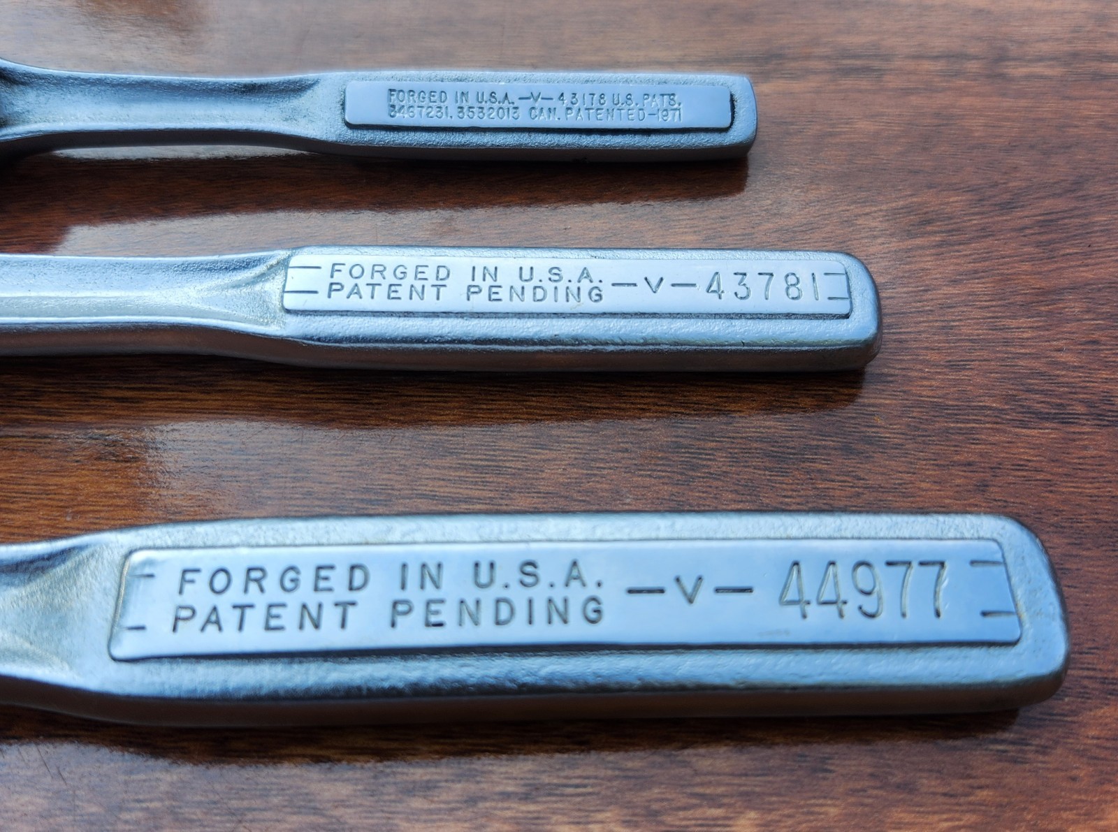Vintage Craftsman Round Head Fine Tooth Ratchet Set 1/4, 3/8, 1/2 V USA Pre-Own