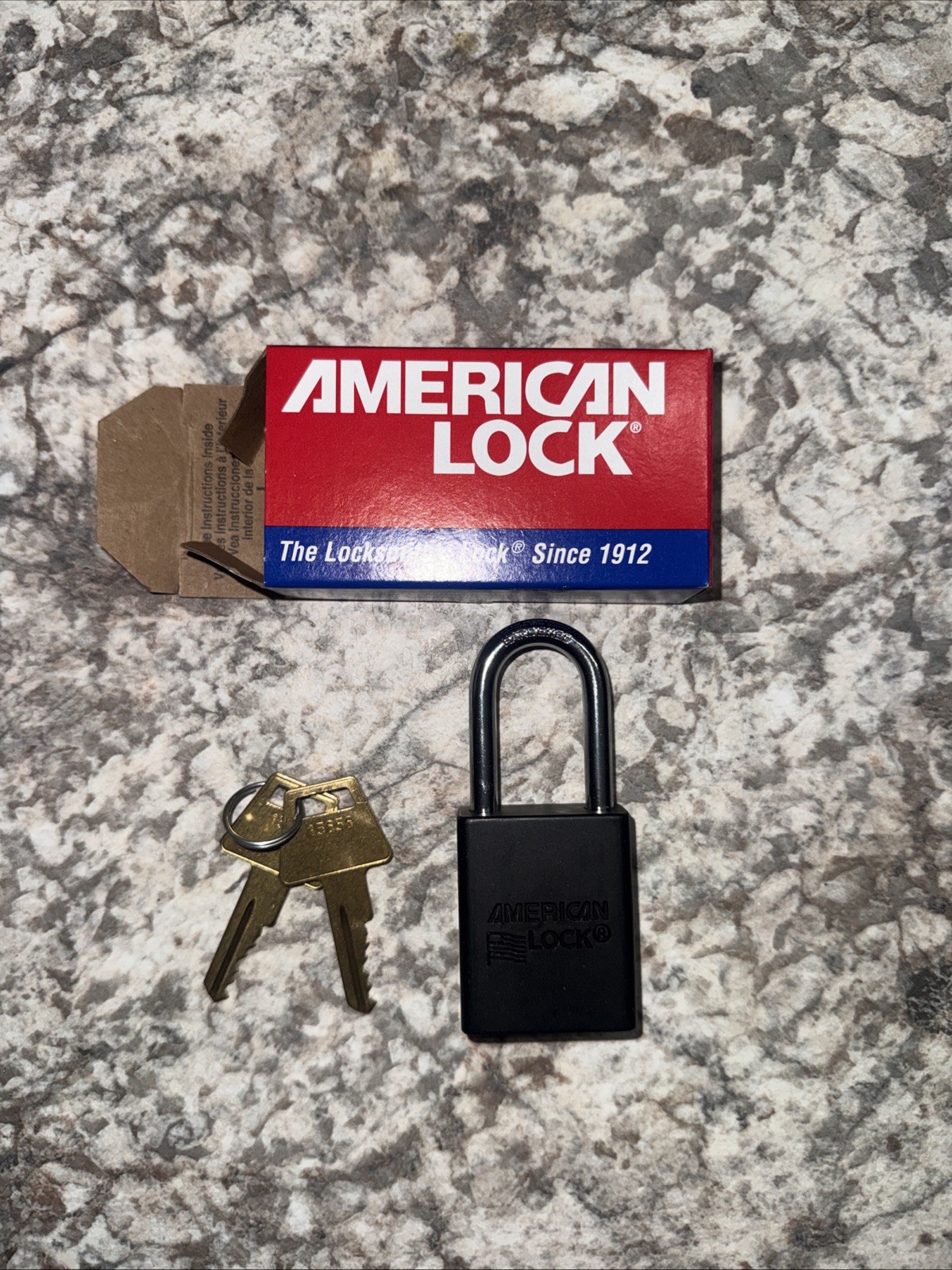 American Lock Matte Black Padlocks Brand New 2 Keys Each. (Box Of 6 Locks) 🔐