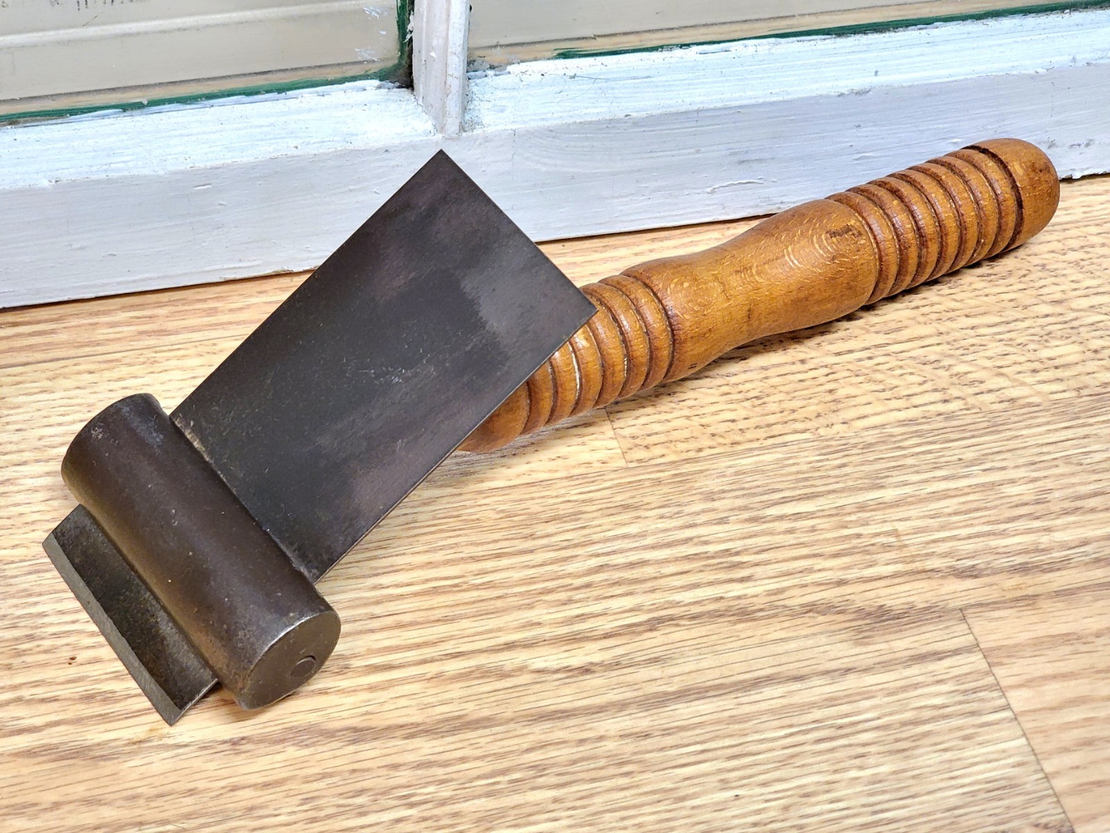 Vintage E.C. Atkins No. 3 Perfection Patented Cabinet Floor Scraper Disston Card