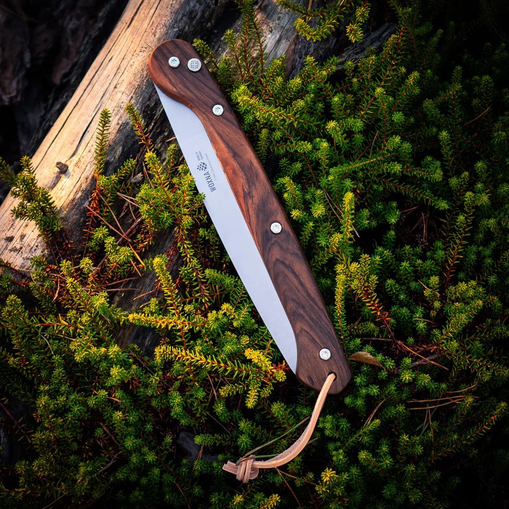WOXNA Ljusnan Folding Saw 10″ Satin Finish 10C28Mo2 Steel Blade Walnut Handle