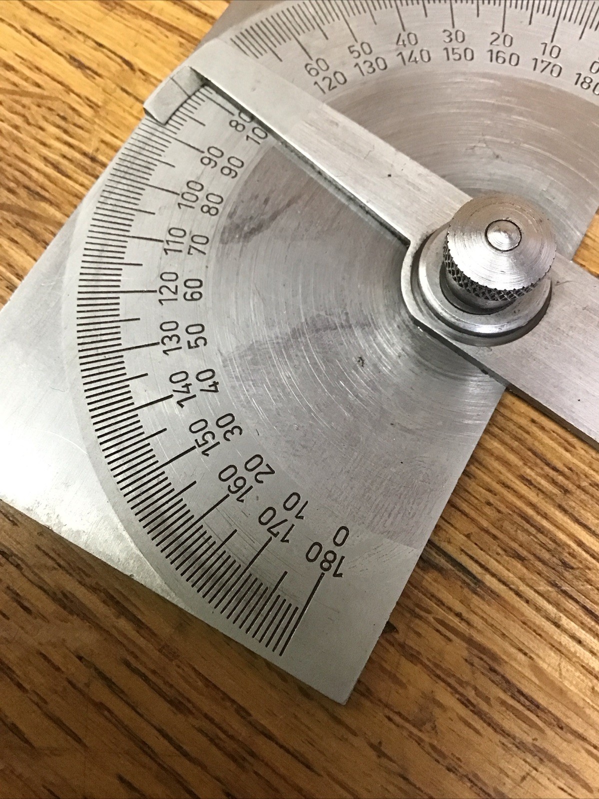HELIOS PROTRACTOR MACHINIST ANGLE GAUGE VINTAGE ORIGINAL GERMANY