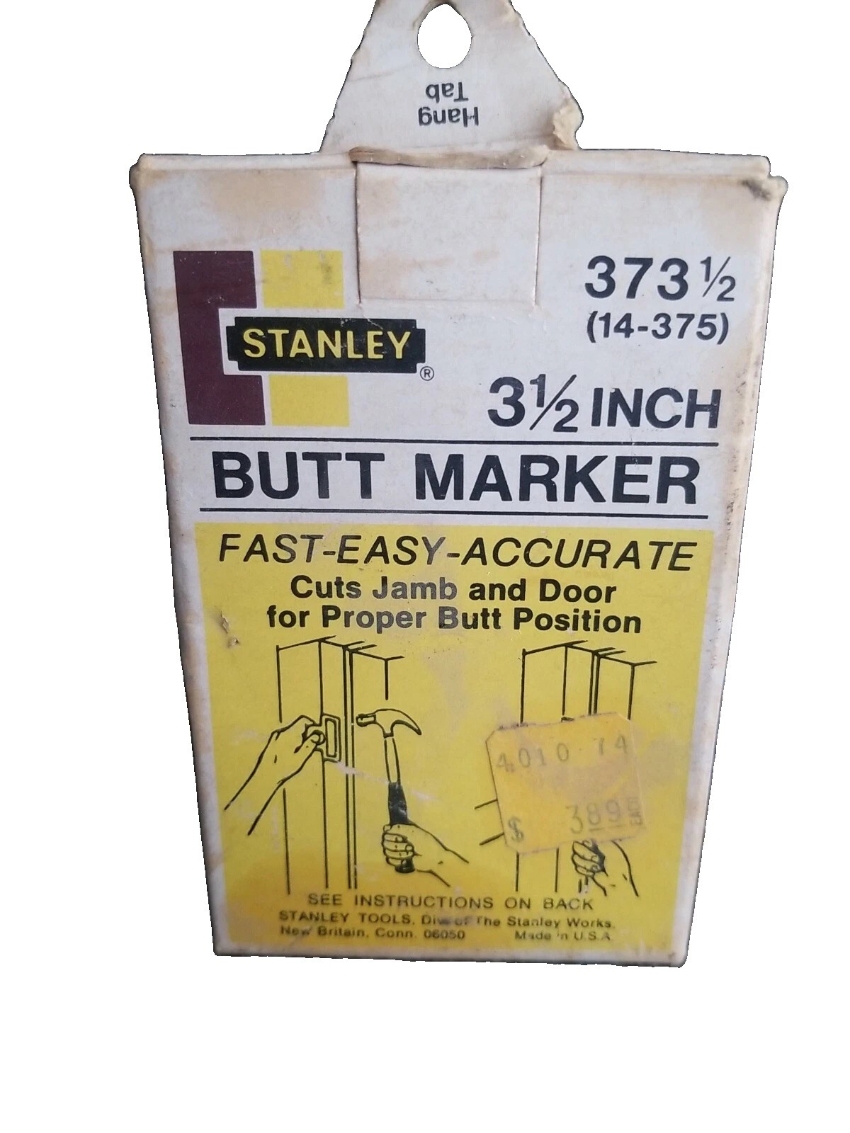 Vintage Stanley Butt Marker No. 373 1/2 (14-375) with Box