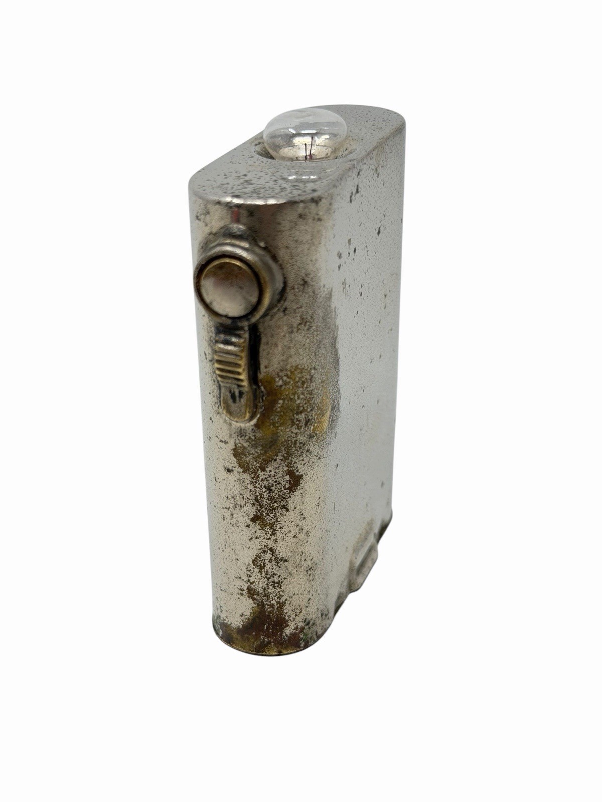 VTG Uncommon Winchester No 7031 Small Vest Pocket Nickel Plated Flashlight 1920s