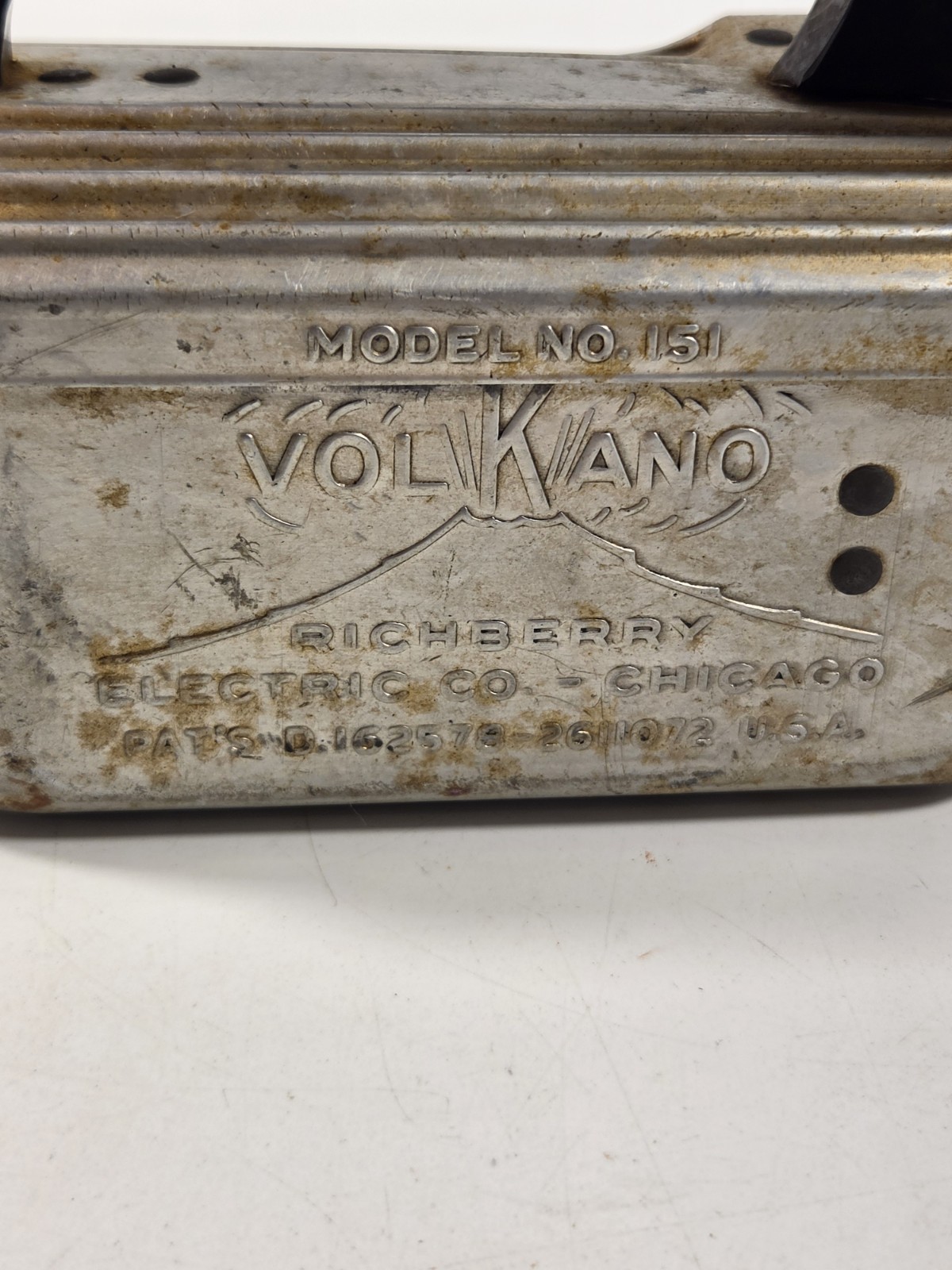 Original Vintage VOLKANO Model No. 151 Flashlight, Not tested, Glass Intact