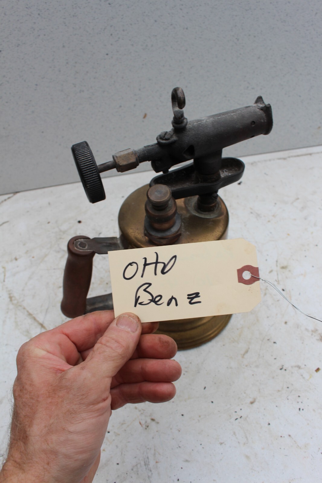 OTTO BERNZ blow torch, vintage, as is STEAMPUNK