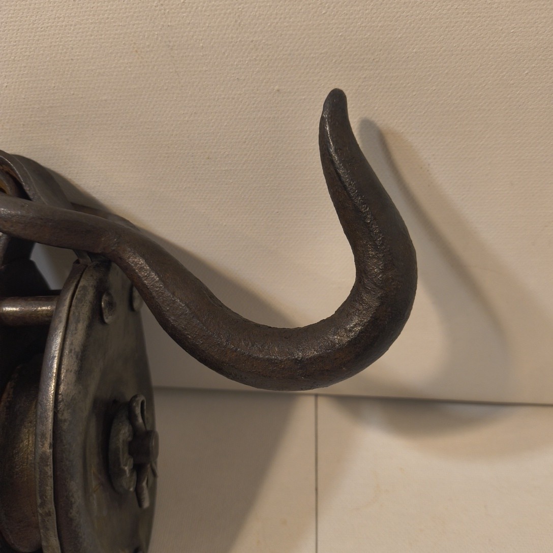 Antique Boston & Lockport Block Co. Block & Tackle Double Pulley 4 c.1850-1900’s