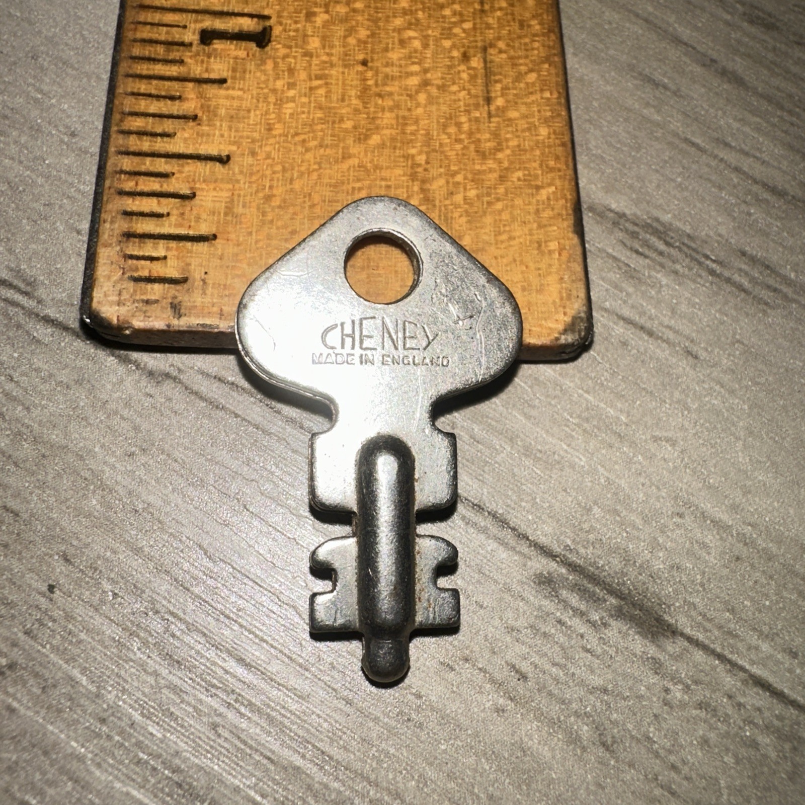 Vintage Cheney Luggage Replacement Key Patent 481600 Made in England