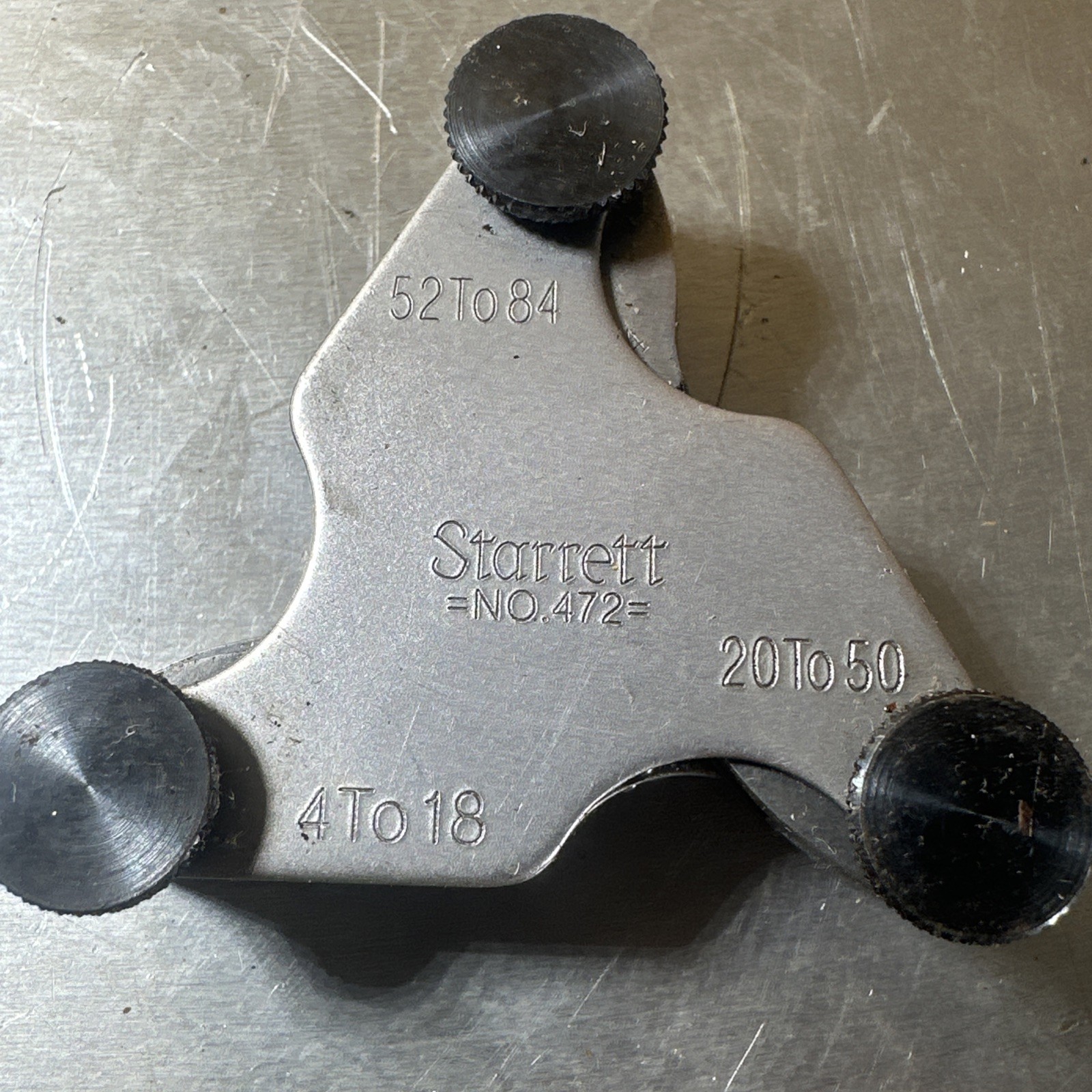 Vintage Starrett No.472 Screw Pitch Gauge Made In USA Nice