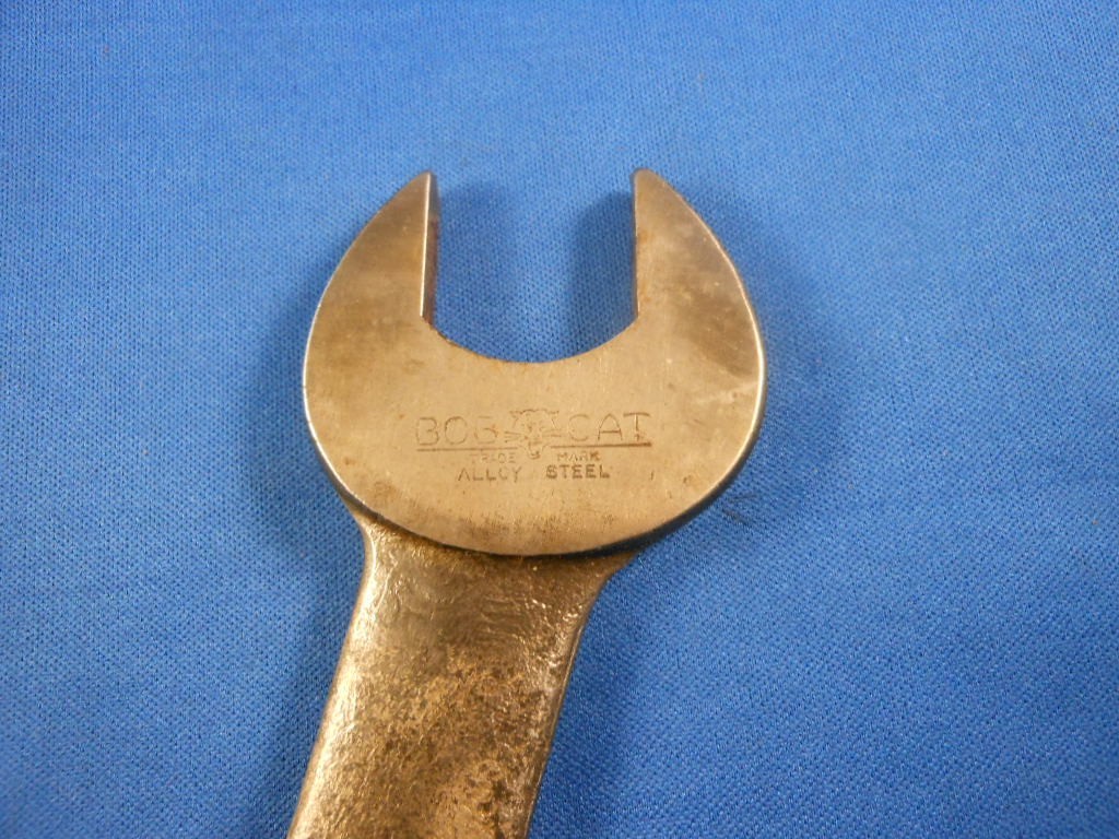 Vtg BOB CAT 1033-C Double Open End 15/16″ & 1″ Wrench Alloy Steel