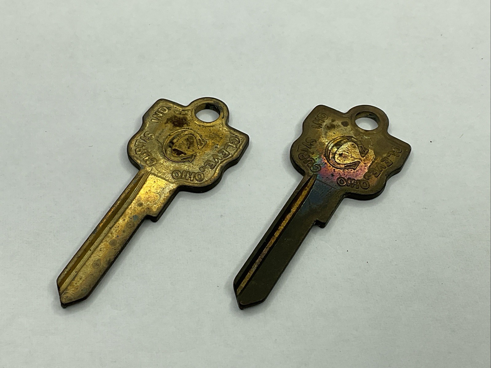 Curtis Industries NOS Key Blank Lot Of 2 Uncut H29 Brass Tone A-CK34