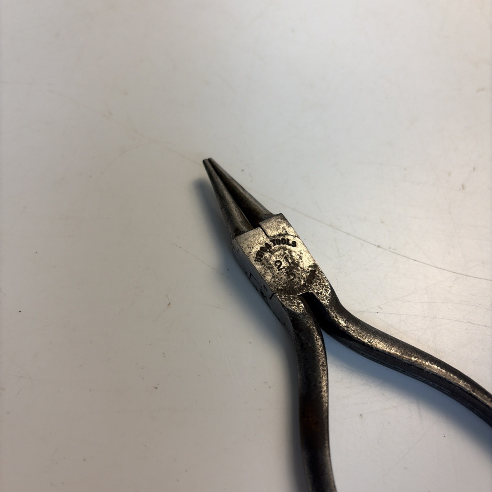 Vintage Utica Tools No 21 5 Inch Round Nose Needle Nose Pliers USA
