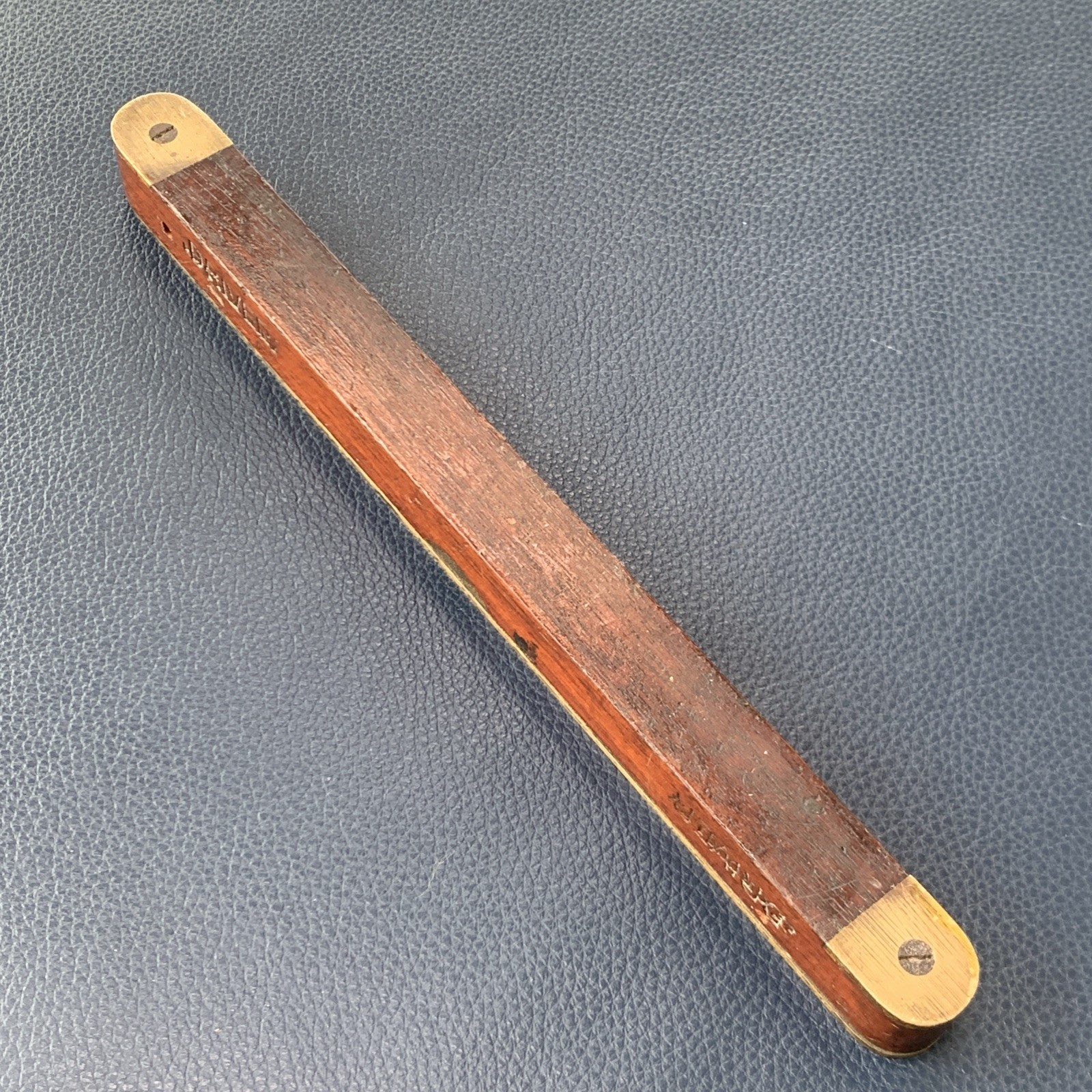Antique W Marples & Sons Hibernia Rosewood & Brass Wooden Spirit Level 10 Inches