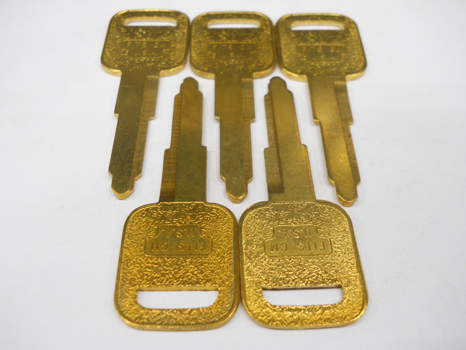 Curtis B57 Key Blank Fits GM Isuzu X158 GOLD Lot of 5