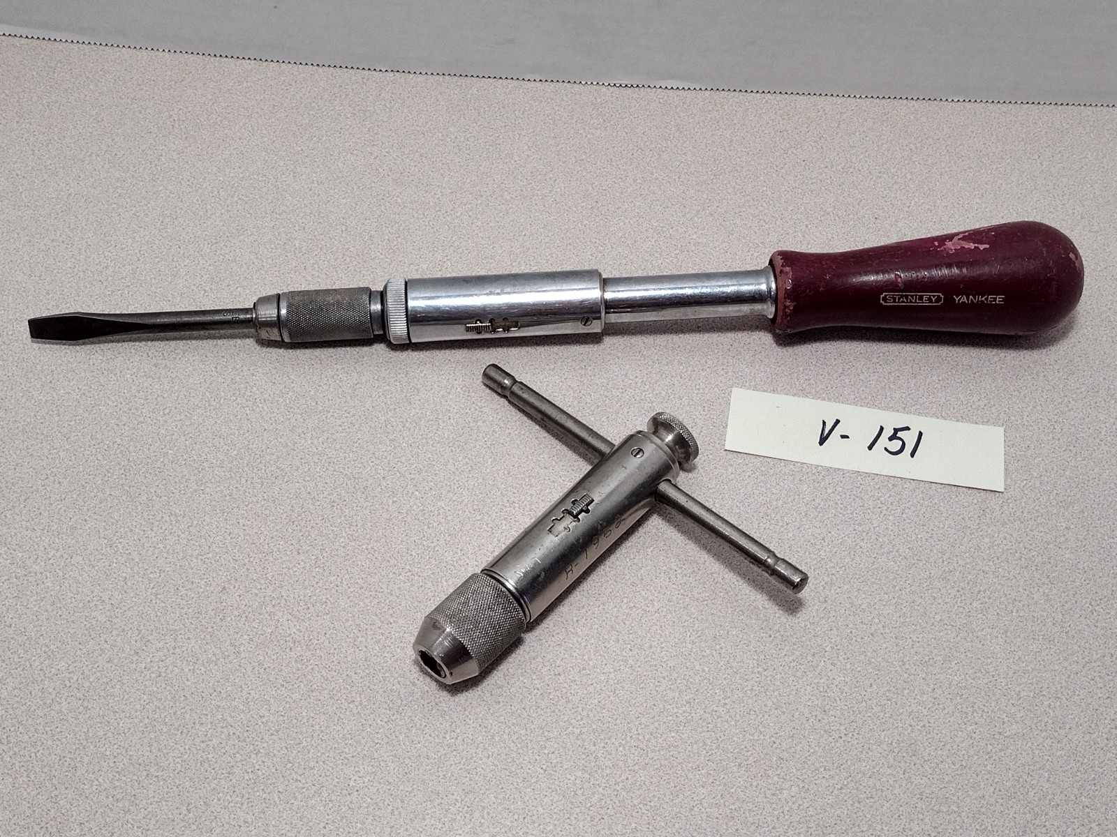 Vtg Stanley Yankee No. 251A Ratcheting Tap Wrench & Stanley Yankee 30A (151)