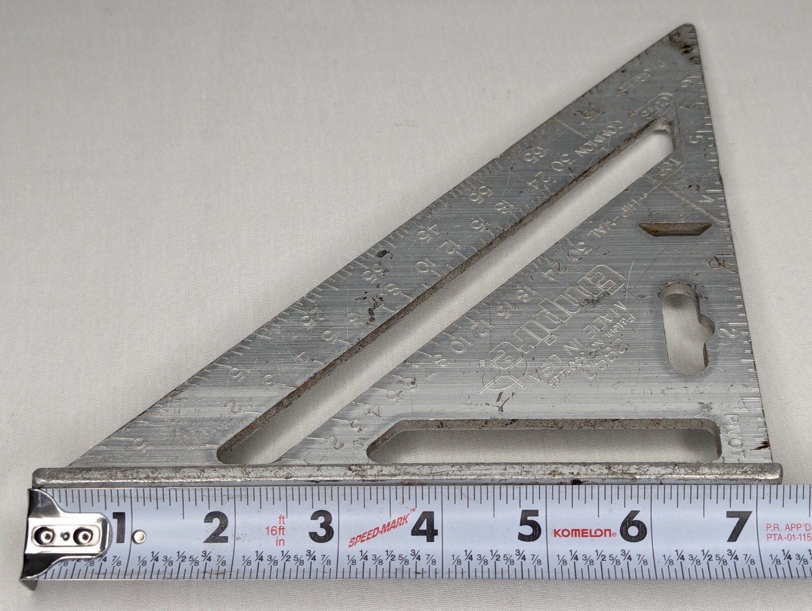Empire Level 2990 Heavy Duty Magnum Rafter Square 7″ Inch Length Made in USA
