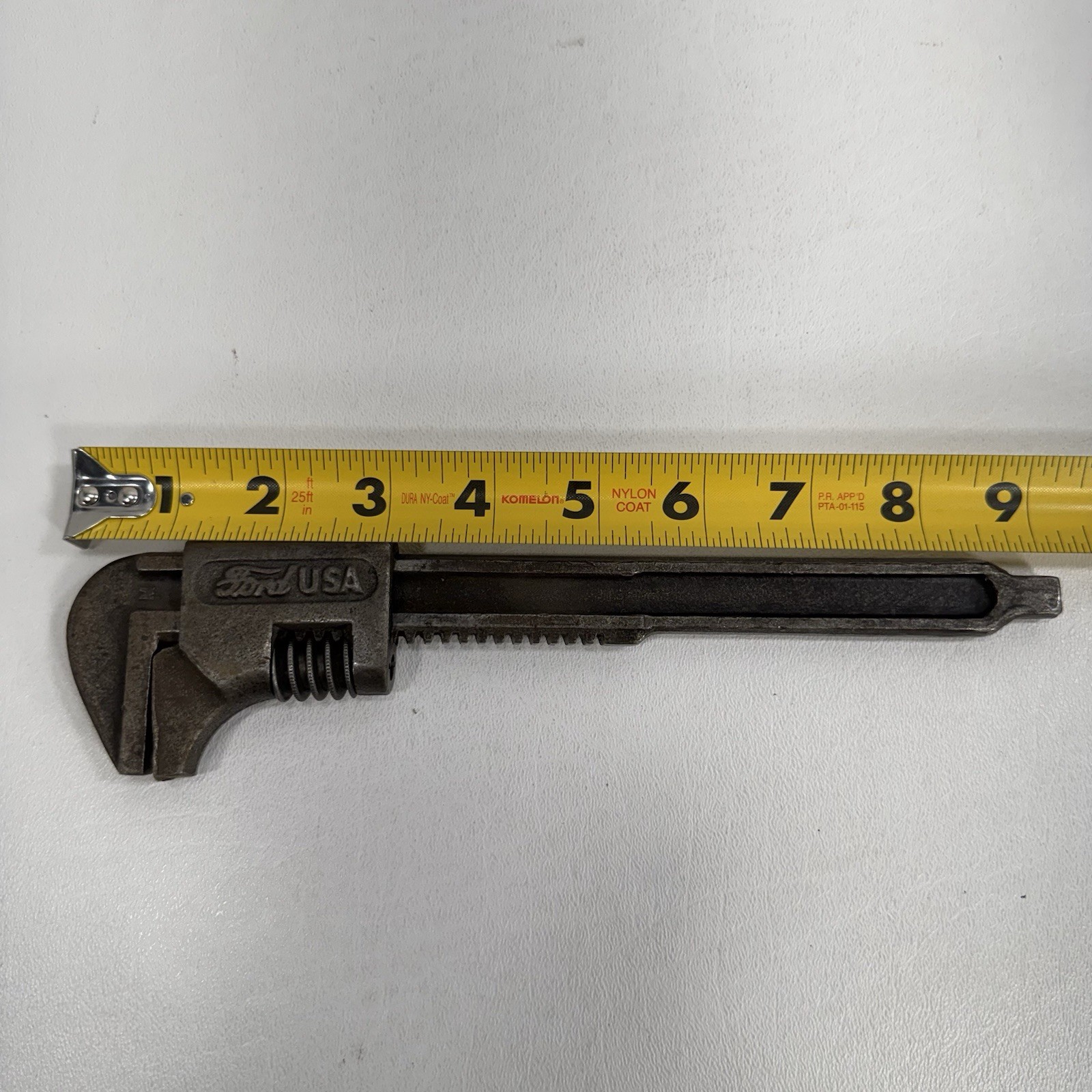 Vintage 1920s Ford Model A Monkey Wrench 9″ Long Model T Tool w/ Axel Drain End