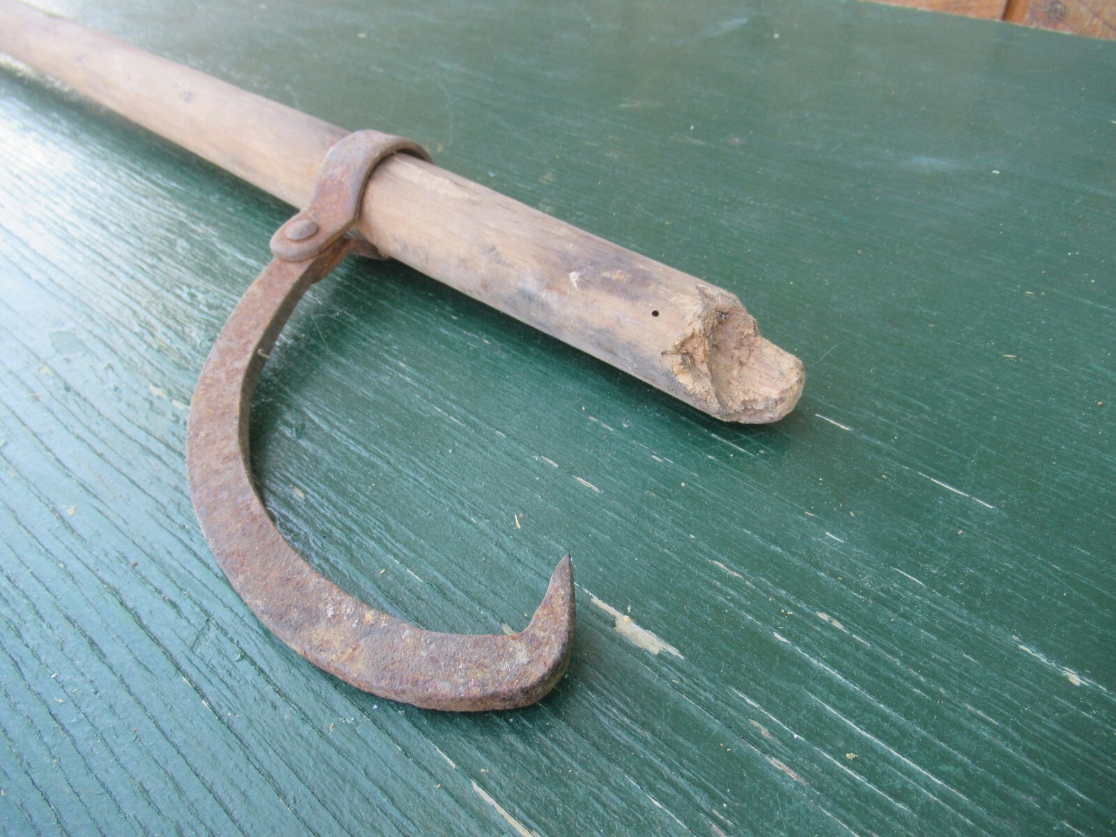 ANTIQUE Cant Hook 38″ Log Roller Peavey Lumber Jack Mill