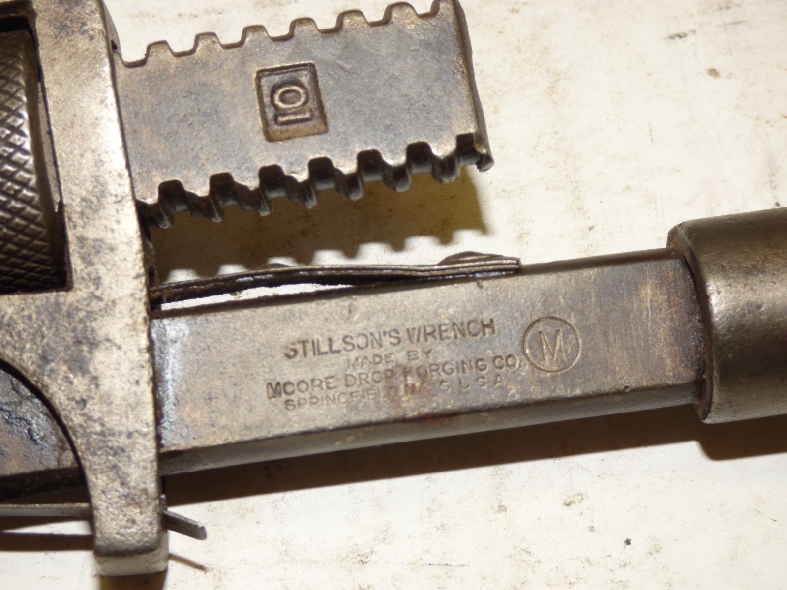 Stillson Pattern 2 Adjustable Pipe Monkey Wrench 10″ Moore & 6″ Drop Forged USA
