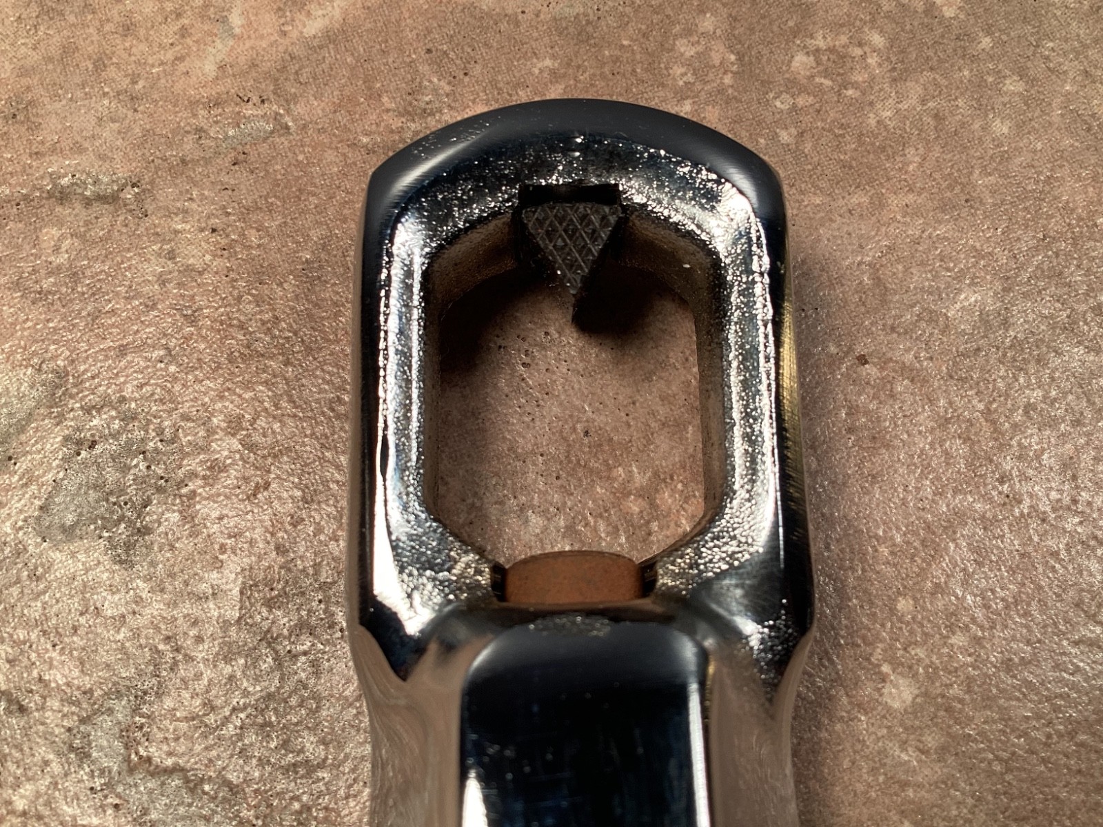 Vintage Tie-Rod Puller Ball-Joint Separator Hex Head Heavy Duty Polished Chrome