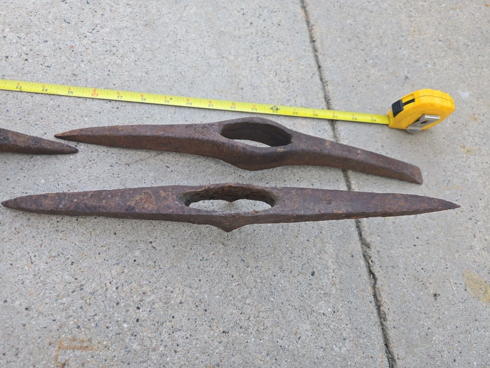 4 vintage US made pick axe collectible coal silver mining antique ax tool lot