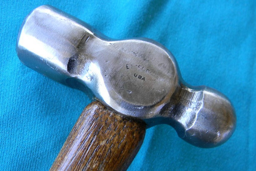 VTG HELLER EXCELSIOR BALLPEEN 12 OZ BLACKSMITH MACHINIST MECHANIC HAMMER