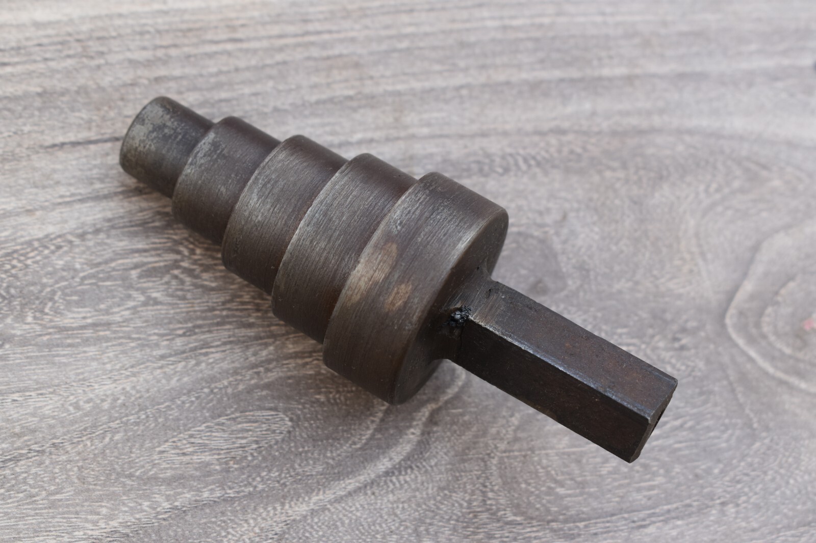 Vintage Silversmith Jewelers hardy steel Stepped Miniature anvil Tool 13.4 oz