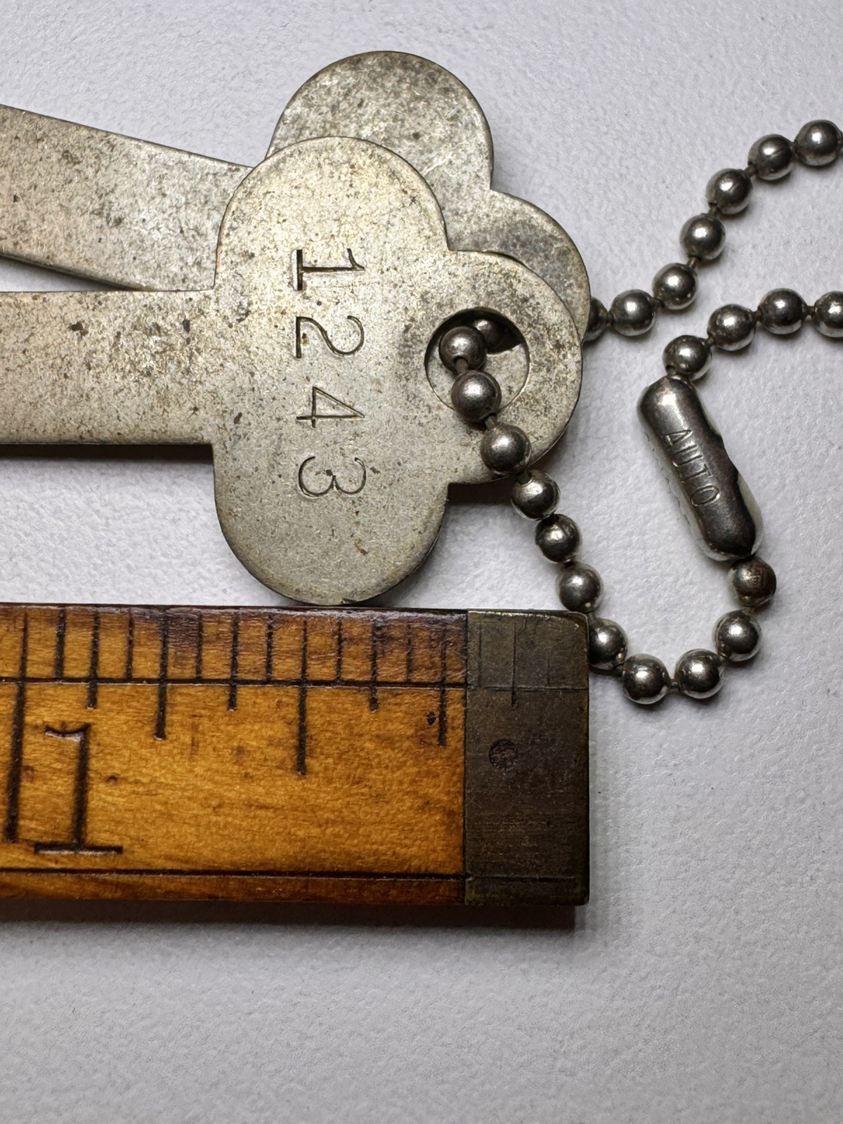 Antique York division of Deibold inc. Safety Box Key #1243