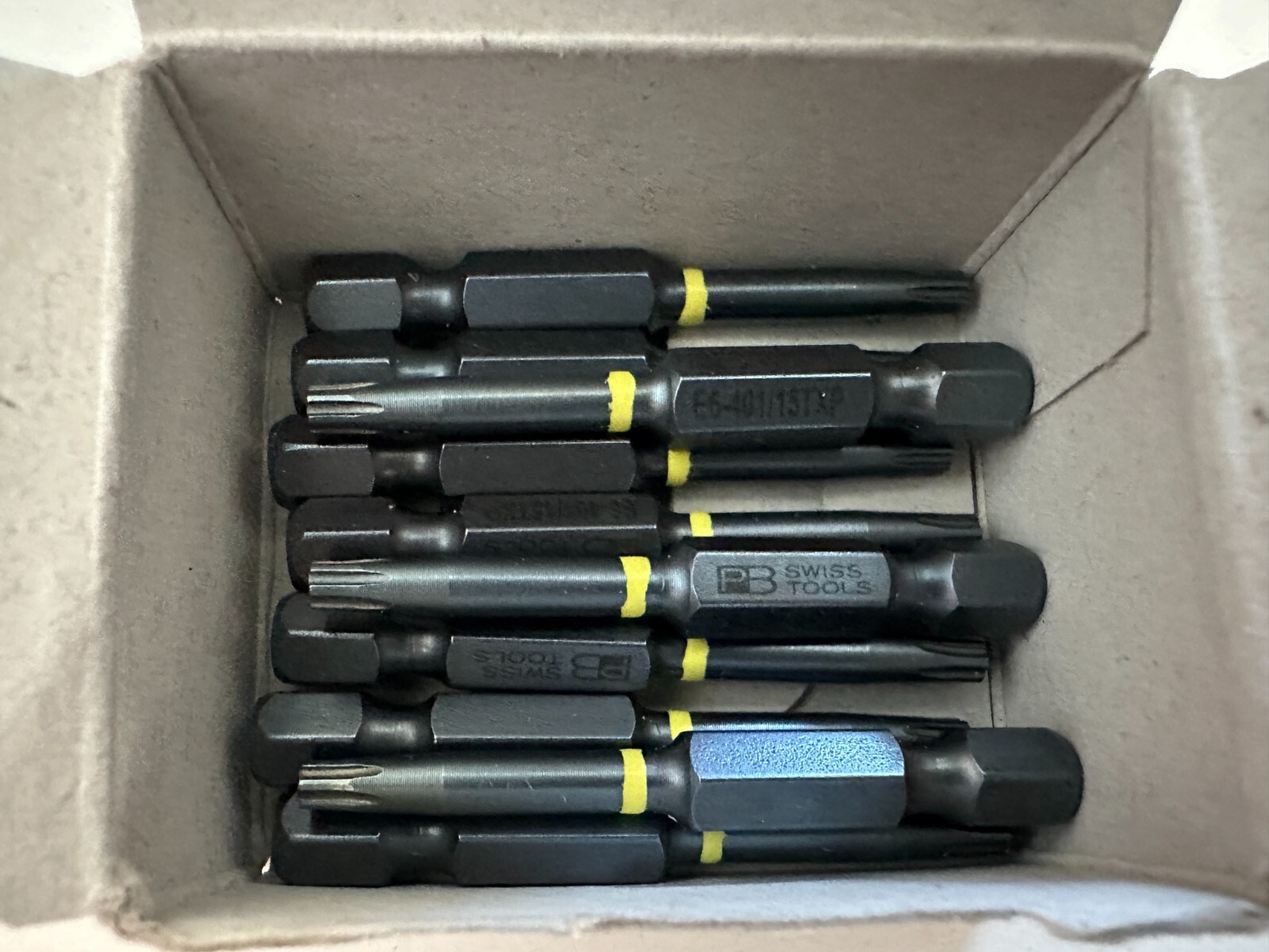 PB Swiss Tools screwdriver BIT, TXP15, 50mm, 1/4″HEX PBE6-401/15TXP7 (10pcs)