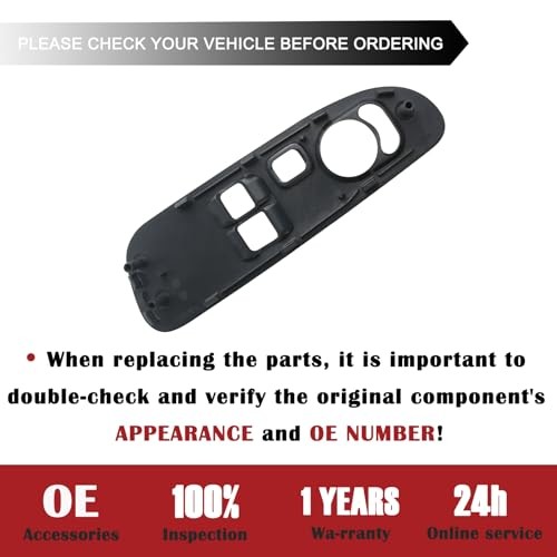Master Power Window Switch Bezel Front Driver Side | for 2005-2009 Left Side 1