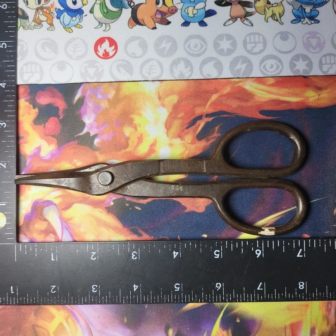 VTG 8″ Duck Bill Midwest Forged In USA Scissors – Snips – Cutters – Cuts Great!