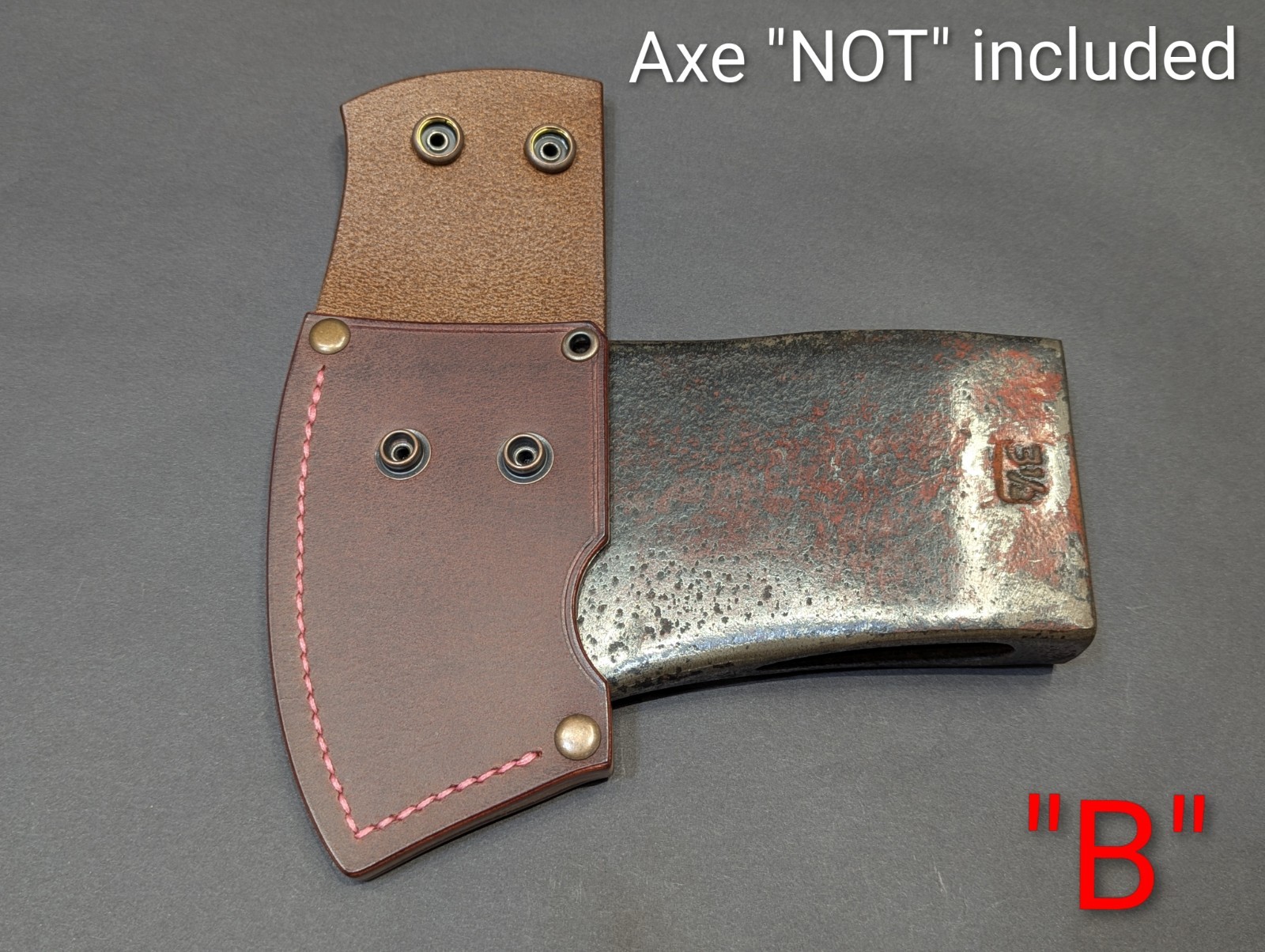 Council Tool 3.5lb Dayton Felling Ax Handmade Leather Axe Mask “Only” Read Descr