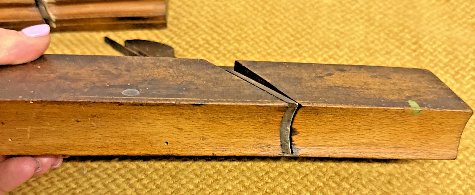 Job Lot 4x Antique Wooden Moulding Planes 3x Greenslade Great Exhibition 1862