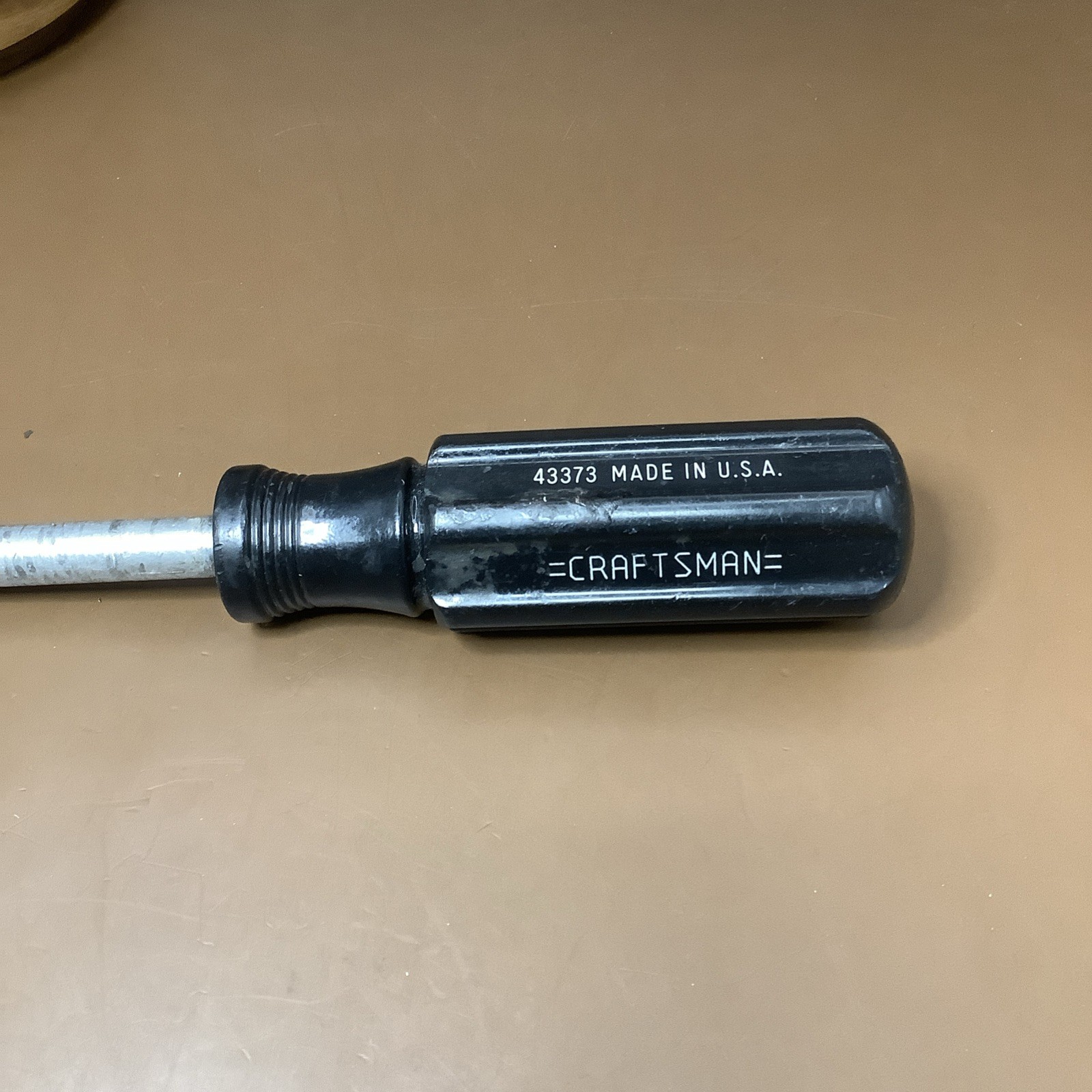 Vintage Craftsman 43373 1/4” Spinner Black Handle Magnetic End USA