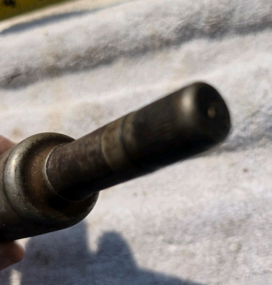Vintage Alemite Hand Grease Gun Wood Handle USA Early Automotive Tractor Works