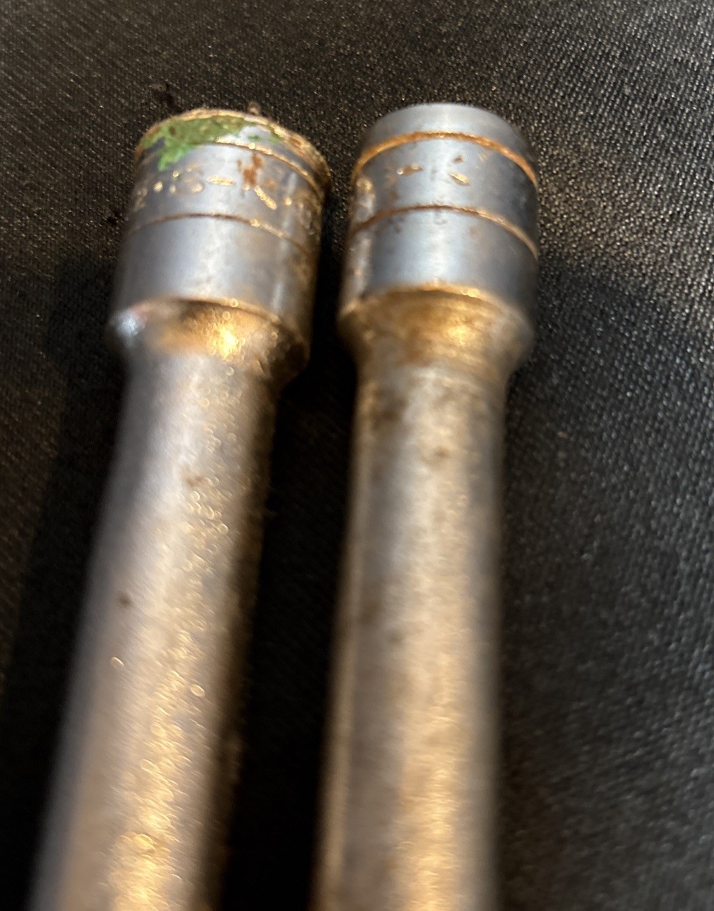 Lot of 2 Vintage S-K Wayne Tools 45162 12″ Socket Extension 3/8″ Drive USA
