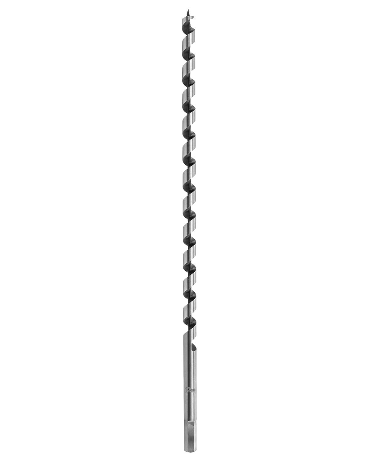 1/2″ x 16″ Auger Drill Bit, 3/8″ Hex Shank for Fast and Precise Wood Drilling