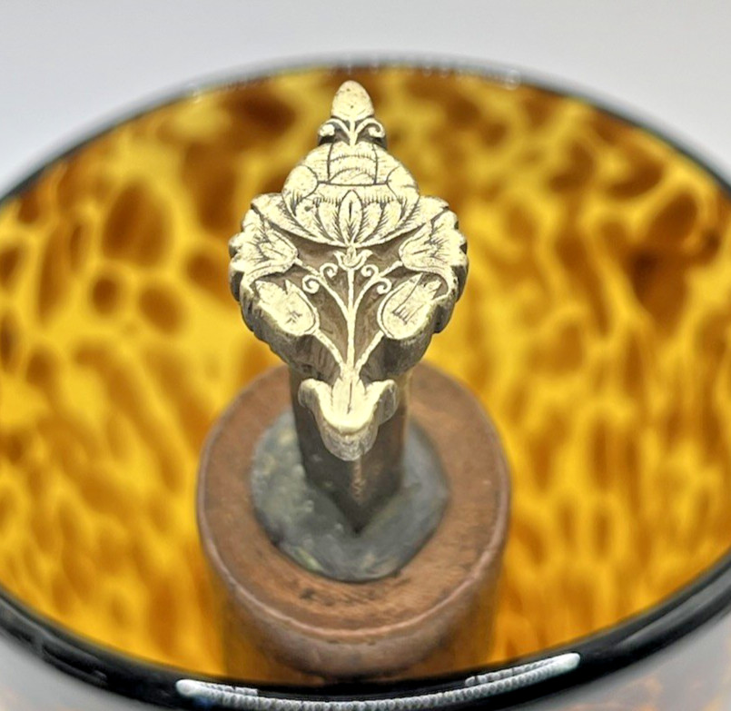Antique Bookbinding Finishing tool Decorative Gilding Vintage Tools Design 151